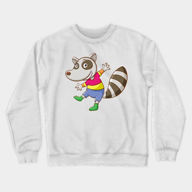 Happy Little Friends #1 Crewneck Sweatshirt by LeonLedesma